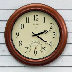 Clocks & Multi-Function Clocks: Type: Analog; Color: Copper