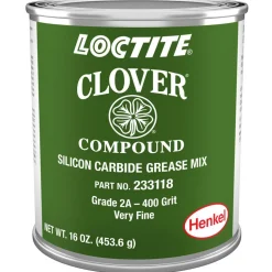 CLOVER ® Silicon Carbide Grease, Grade 2A 400 Grit, 1 lb Can