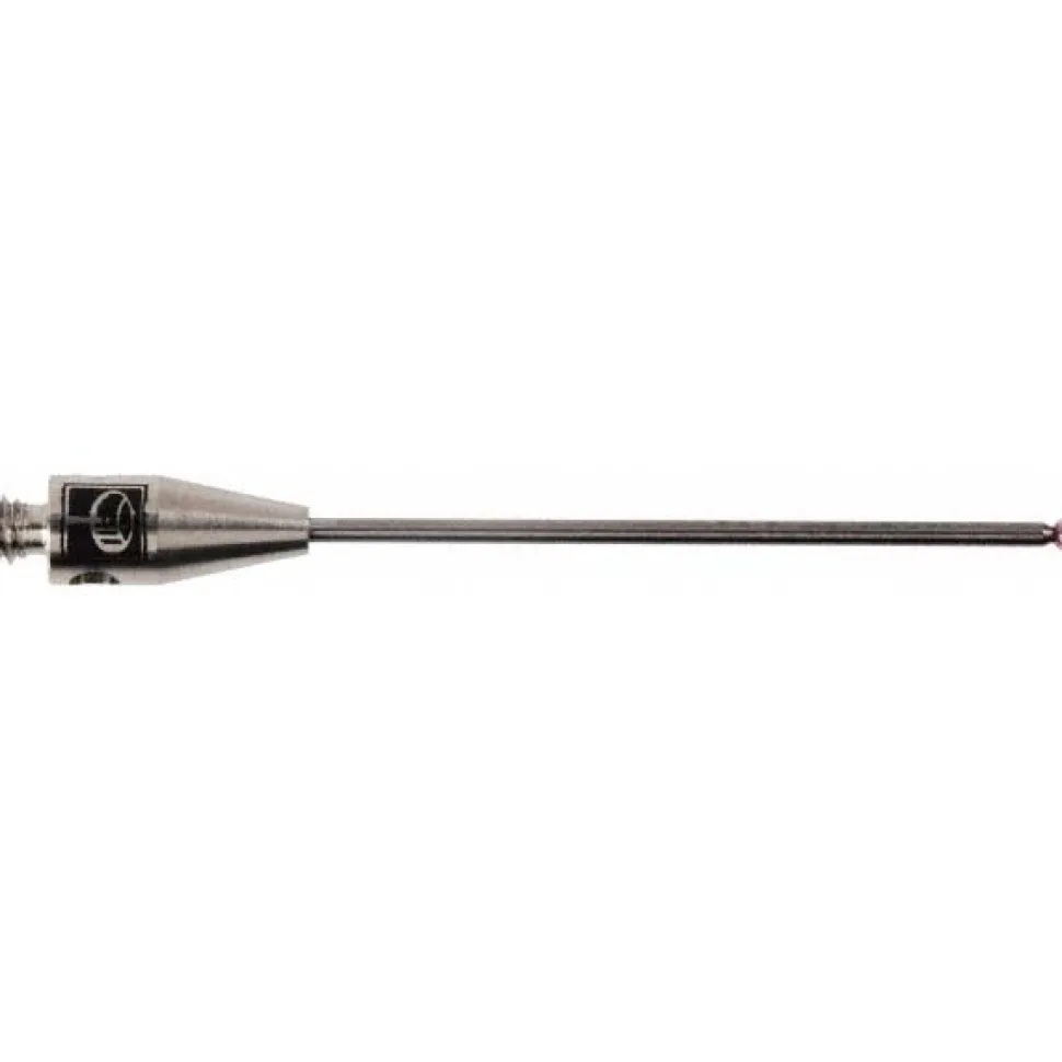 CMM Ball Stylus: 1 mm Ball Dia, 27 mm OAL, M2