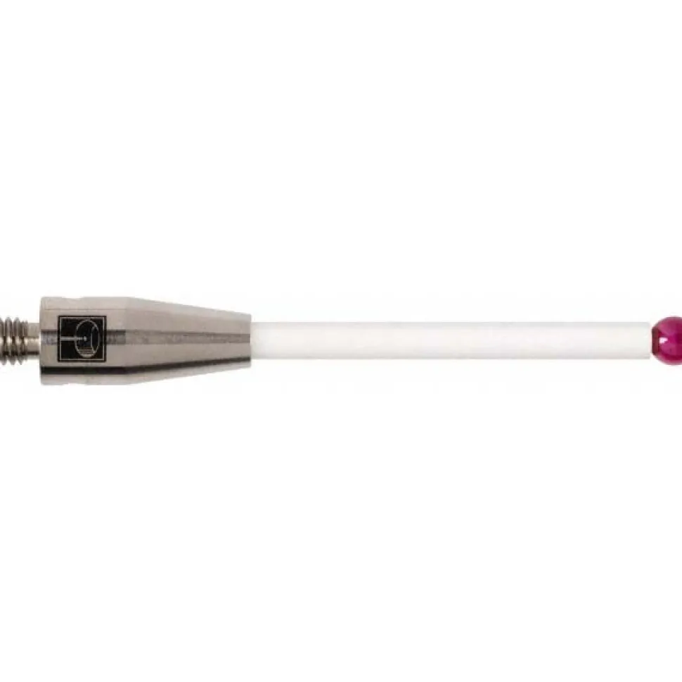 CMM Ball Stylus: 4 mm Ball Dia, 50 mm OAL, M4