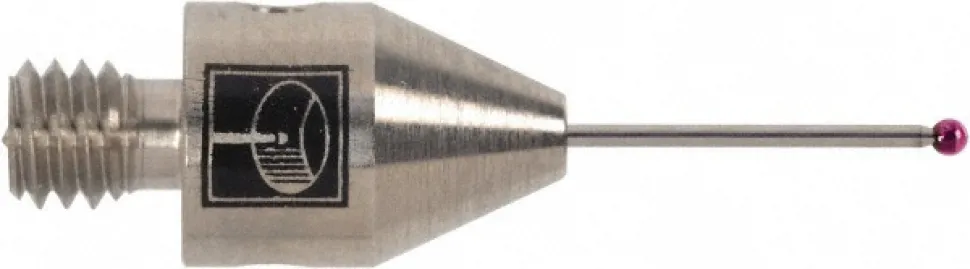 CMM Ball Stylus: 1 mm Ball Dia, 20 mm OAL, M4
