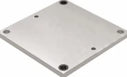 CNC Fixture Plate: 16 x 16", Aluminum, 3/4" Thick