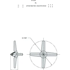 CNC Machine Components & Accessories: Type: Fan Assembly; Contents: Hub, Hardware, Blade; For Use With: CNC Systems; Material: Aluminum, Plastic, Steel