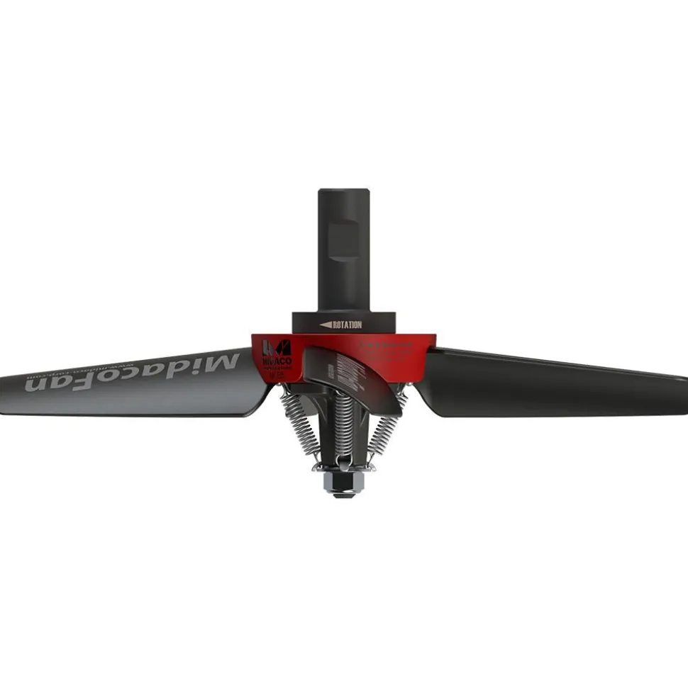 CNC Machine Components & Accessories: Type: Chip Fan; Contents: 4.5" Midaco CNC Chip Fan; For Use With: CNC Systems; Material: Fiberglass-Reinforced Nylon, Steel