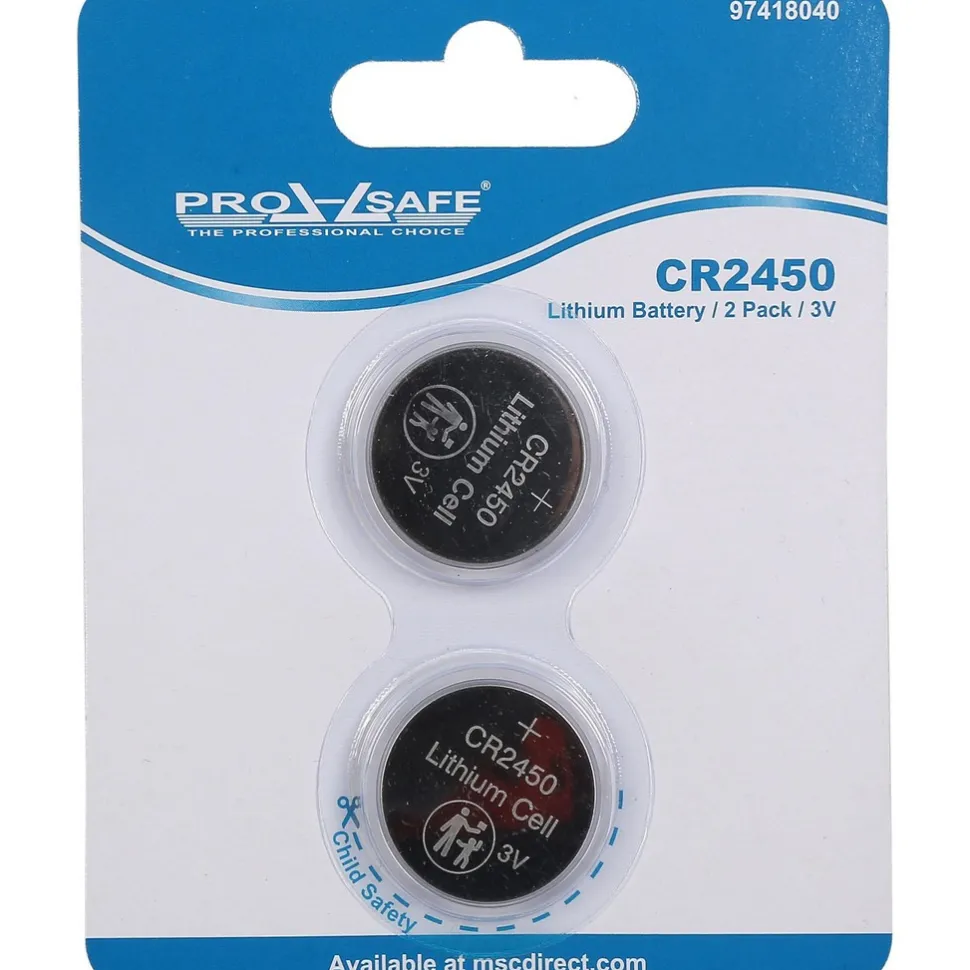Coin & Button Cell Battery: Size CR2450, Lithium