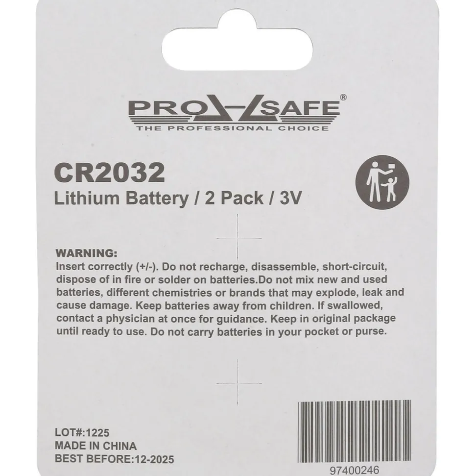 Coin & Button Cell Battery: Size CR2032, Lithium