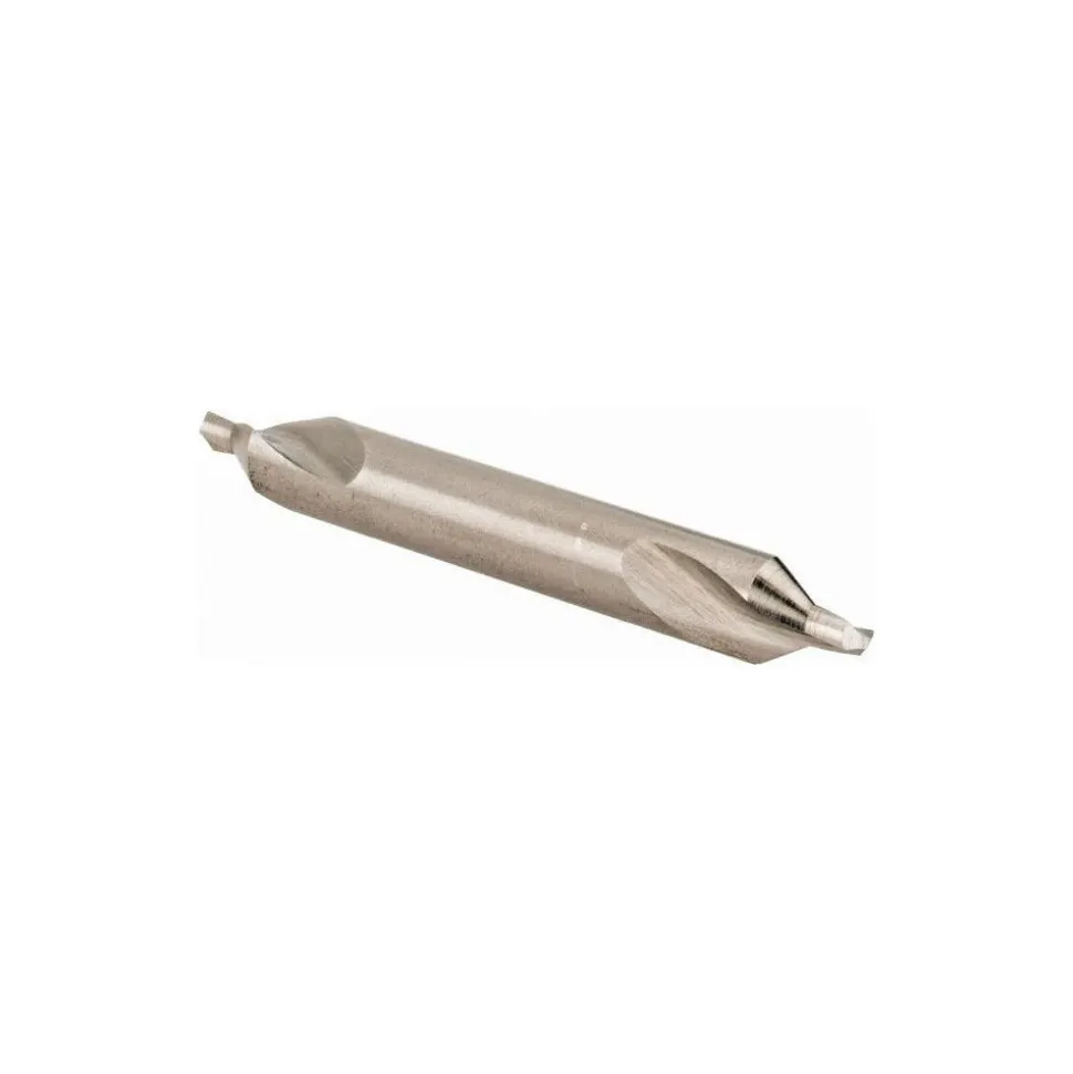 Combination Drill & Countersink: #3, 1/4" Body Dia, 118 deg, High-Speed Steel