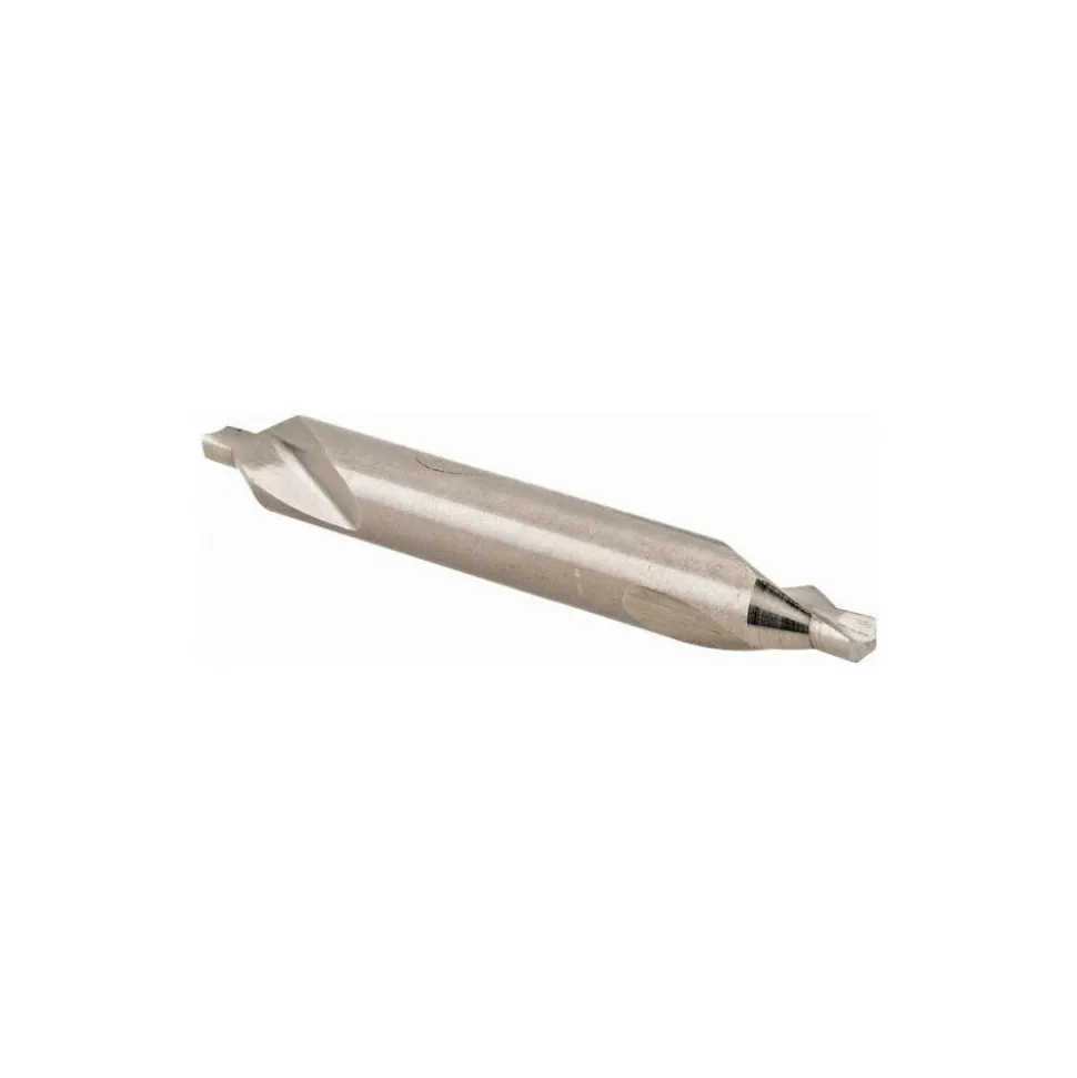 Combination Drill & Countersink: #3, 1/4" Body Dia, 118 deg, High-Speed Steel
