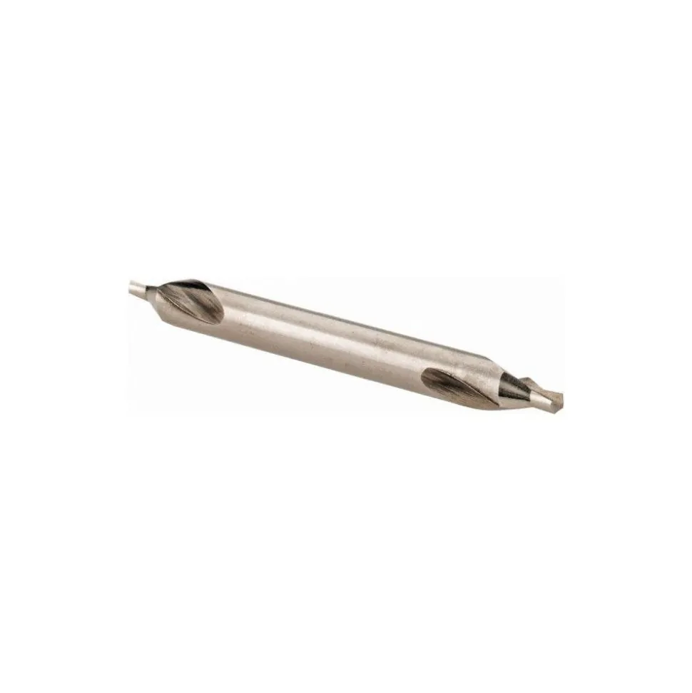 Combination Drill & Countersink: #2, 3/16" Body Dia, 118 deg, High-Speed Steel