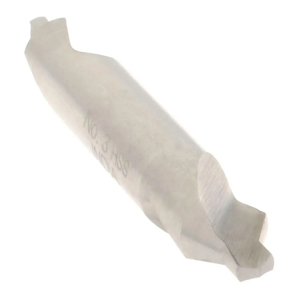 Combination Drill & Countersink: #3, 1/4" Body Dia, High-Speed Steel
