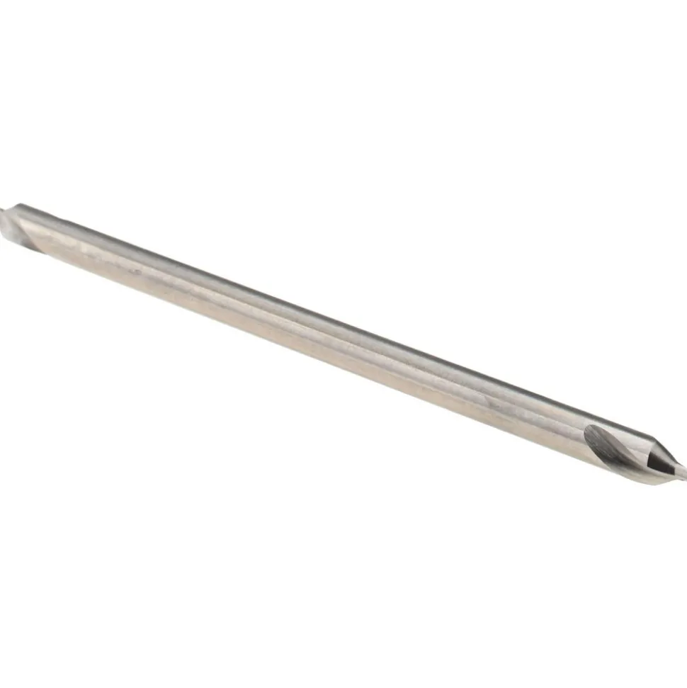 Combination Drill & Countersink: #2, 3/16" Body Dia, 118 deg, High-Speed Steel