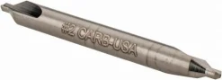 Combination Drill & Countersink: #2, 3/16" Body Dia, Solid Carbide