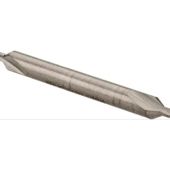 Combination Drill & Countersink: #2, 3/16" Body Dia, Solid Carbide