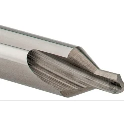 Combination Drill & Countersink: #3, 1/4" Body Dia, Solid Carbide
