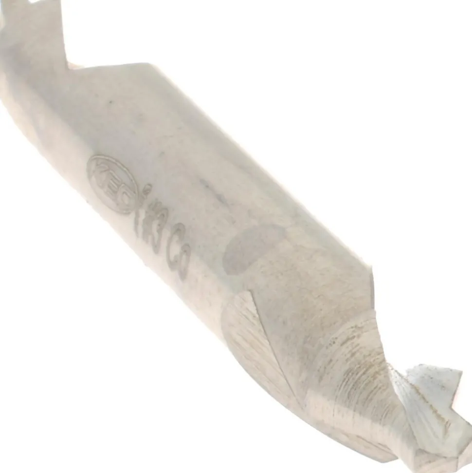 Combination Drill & Countersink: #3, 1/4" Body Dia, 118 deg, Cobalt
