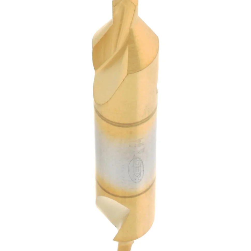 Combination Drill & Countersink: #4, 5/16" Body Dia, 118 deg, High-Speed Steel