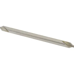 Combination Drill & Countersink: #3, 1/4" Body Dia, 118 deg, High-Speed Steel