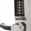 Combination Entry Lever Lockset for 1-3/8 to 2-1/4" Thick Doors