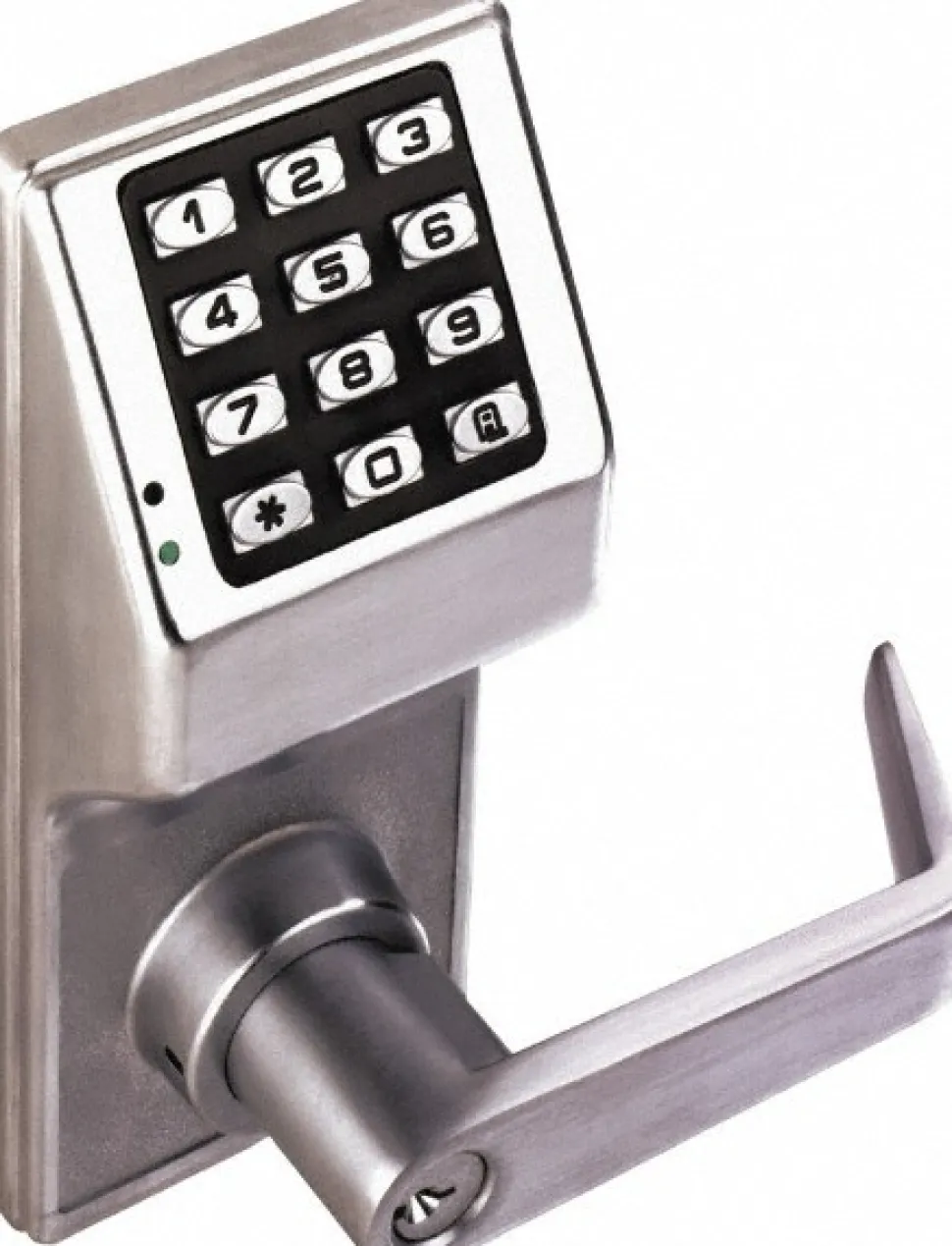 Combination Entry with Key Override Lever Lockset for 1-5/8 to 1-7/8" Thick Doors