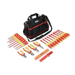 Combination Hand Tool Sets: Set Type: Insulated Tool Set; Number Of Pieces: 25; Measurement Type: Inch, Metric