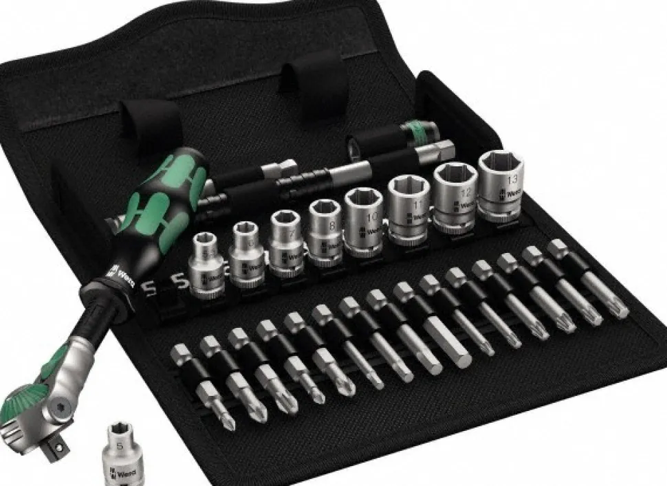 Combination Hand Tool Sets: Set Type: Bit Set, Socket; Number Of Pieces: 28; Measurement Type: Metric
