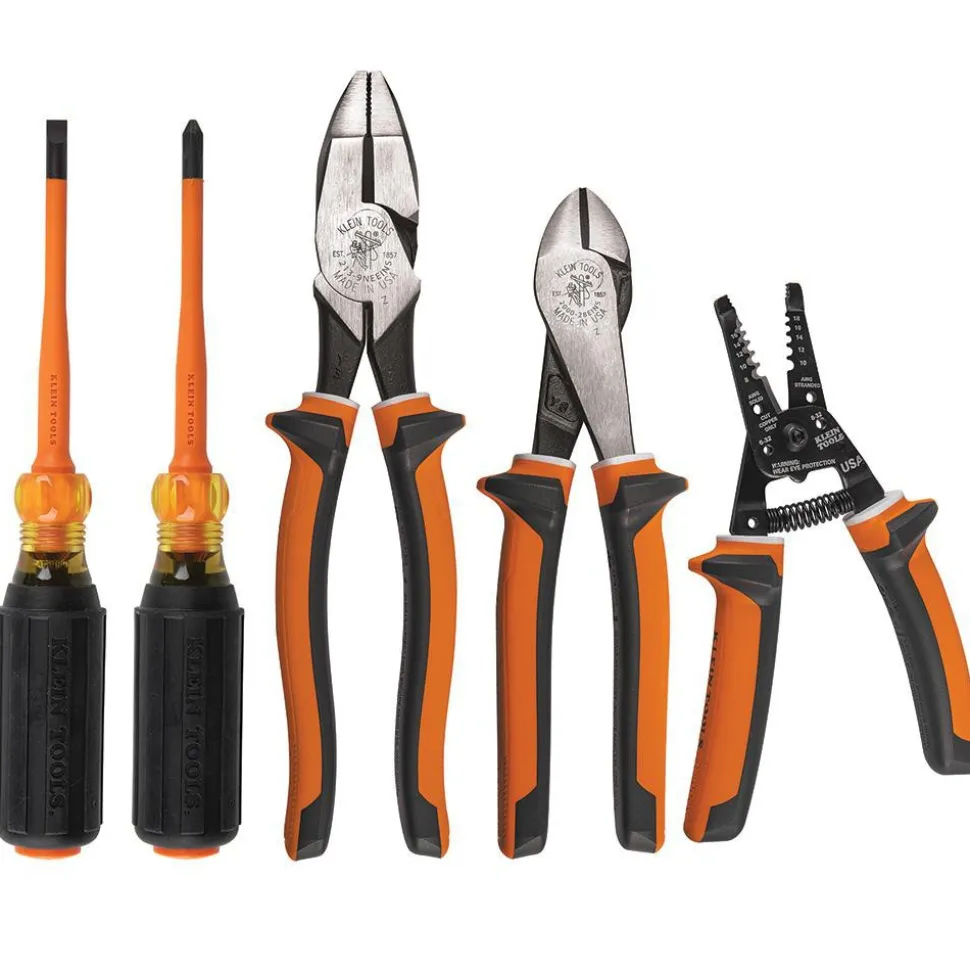 Combination Hand Tool Sets: Set Type: Insulated Tool Set; Number Of Pieces: 5; Measurement Type: Fractional Inch