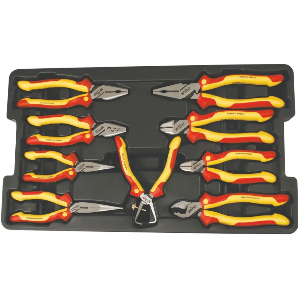 Combination Hand Tool Sets: Set Type: Insulated Tool Set; Number Of Pieces: 9; Measurement Type: Inch