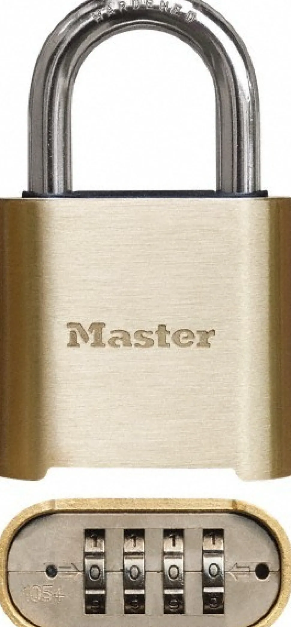 Combination Lock: Brass, 3" High, 2" Wide