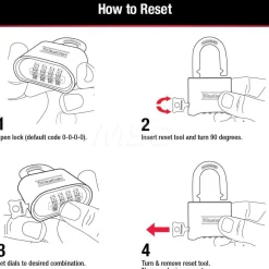 Combination Lock: Brass & Steel, 2