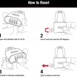 Combination Lock: Brass & Steel, 2