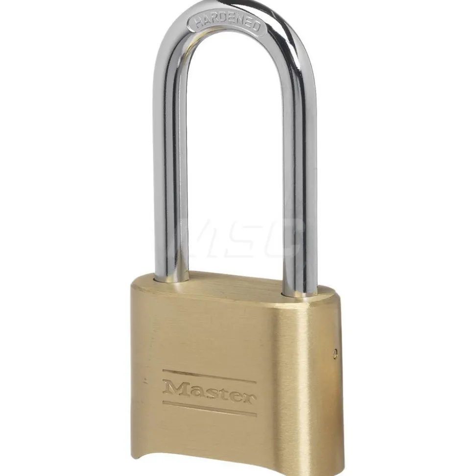 Combination Lock: Solid Brass, 2" Wide