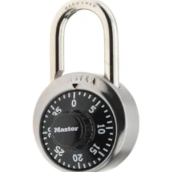 Combination Lock: Steel, 1-7/8