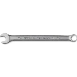 Combination Wrench: 7/16" Head Size, 15 deg Offset