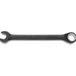 Combination Wrench: 9/16" Head Size, 15 deg Offset