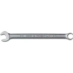 Combination Wrench: 9/16" Head Size, 15 deg Offset