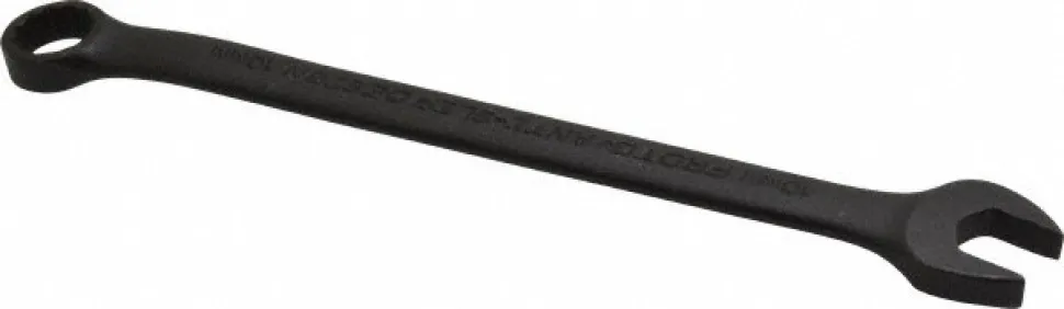 Combination Wrench: 10.00 mm Head Size, 15 deg Offset