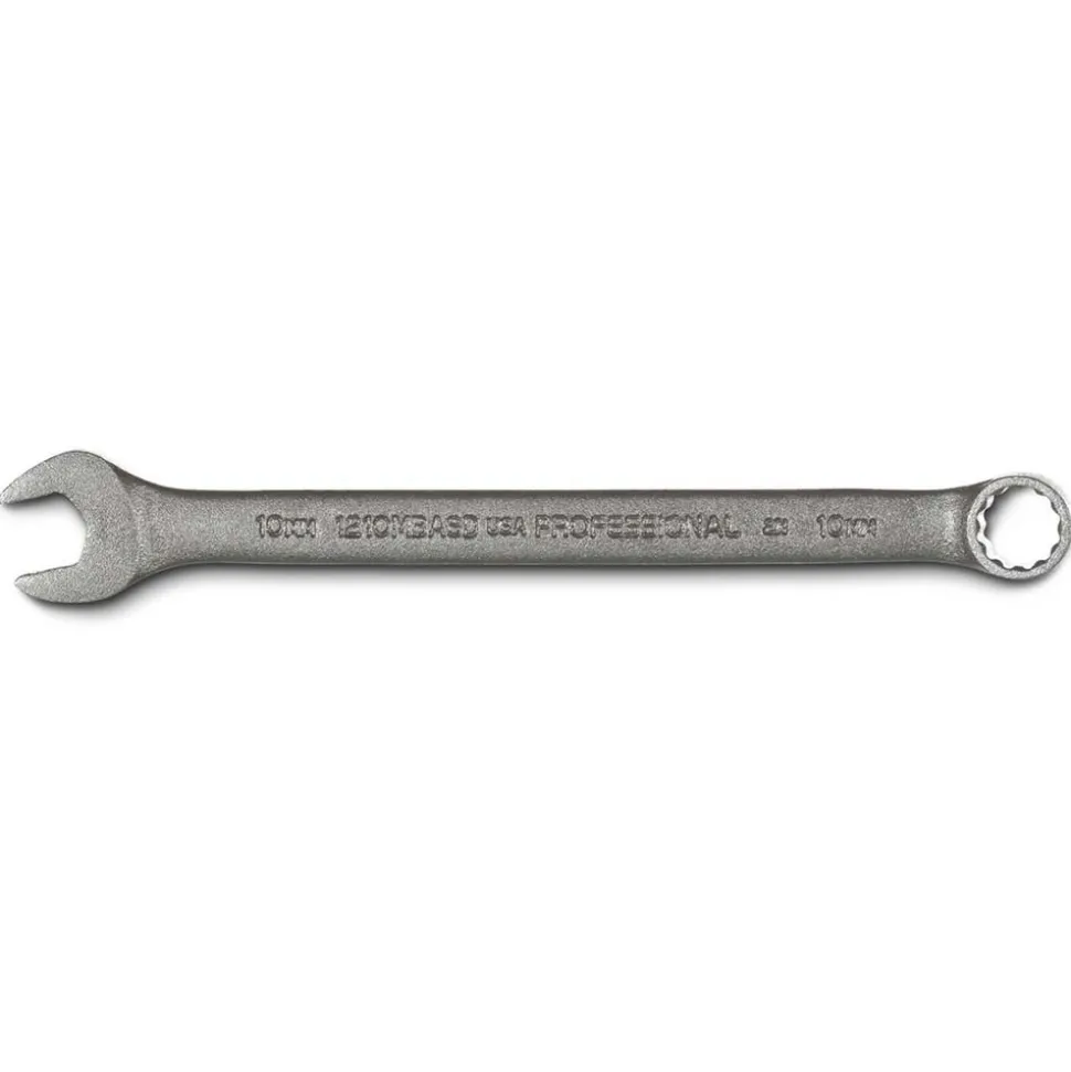 Combination Wrench: 10.00 mm Head Size, 15 deg Offset