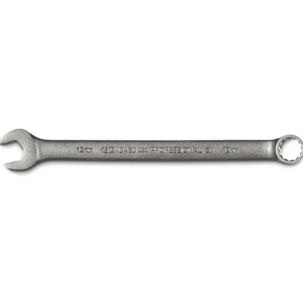 Combination Wrench: 13.00 mm Head Size, 15 deg Offset
