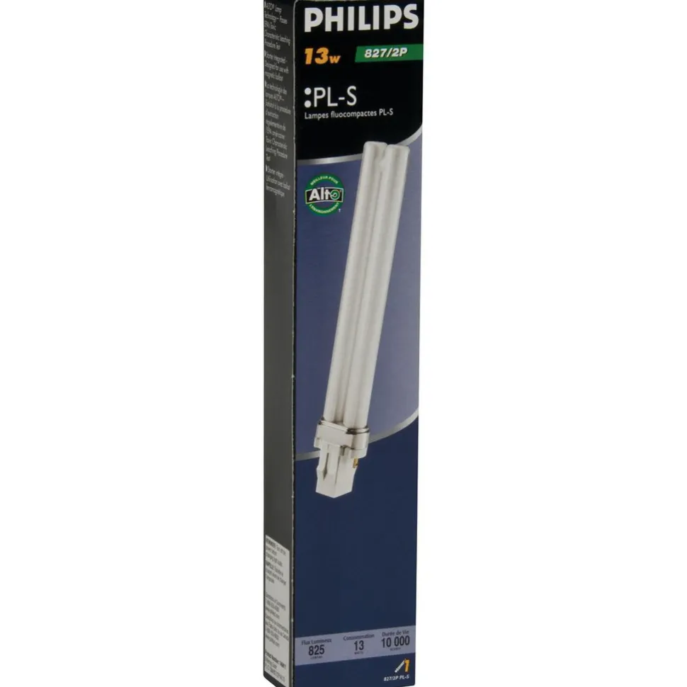 Commercial & Industrial Fluorescent Lamp: 13 W, PLS, 2-Pin