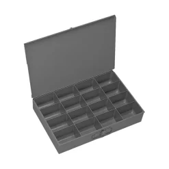16 Compartment, Large Steel Storage Drawer