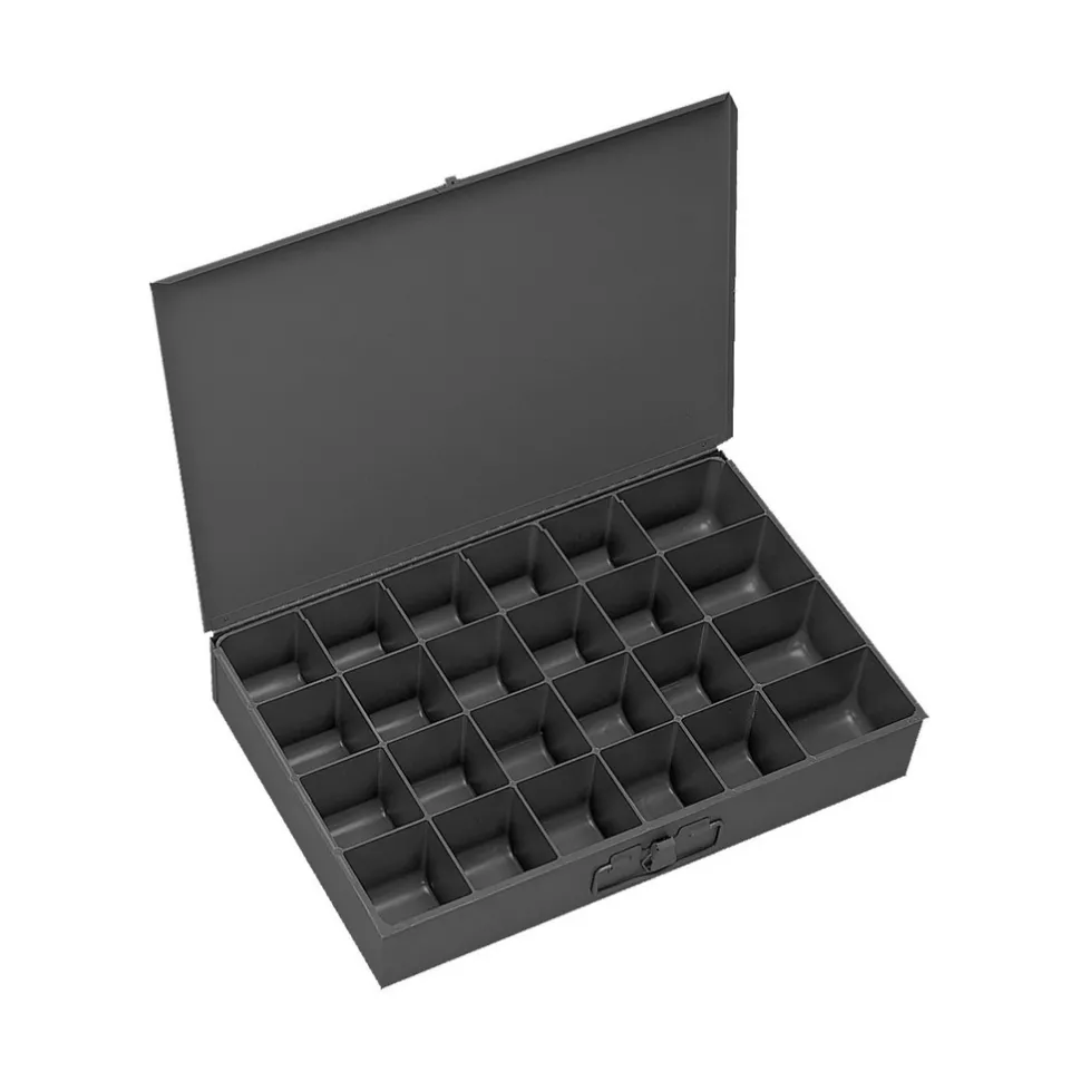 24 Compartment Small Steel Storage Drawer
