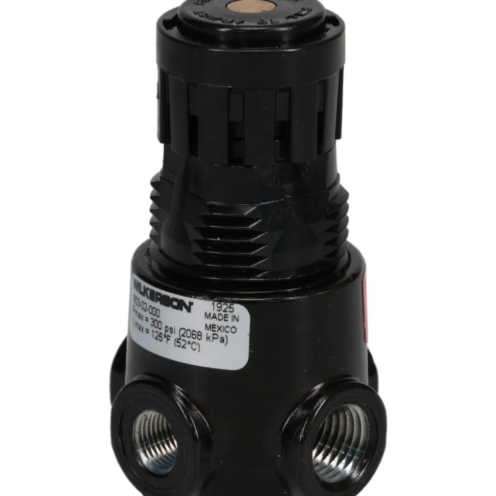 Compressed Air Regulator: 1/4" NPT, 300 Max psi, Miniature