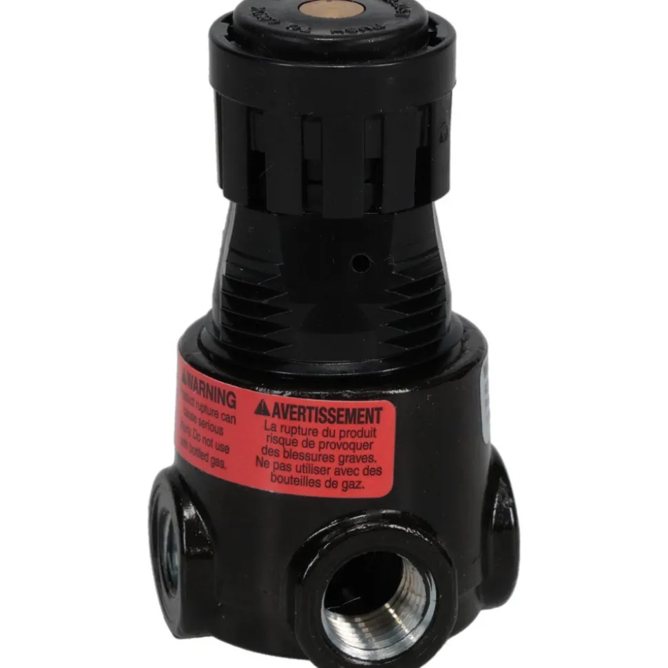Compressed Air Regulator: 1/4" NPT, 300 Max psi, Miniature
