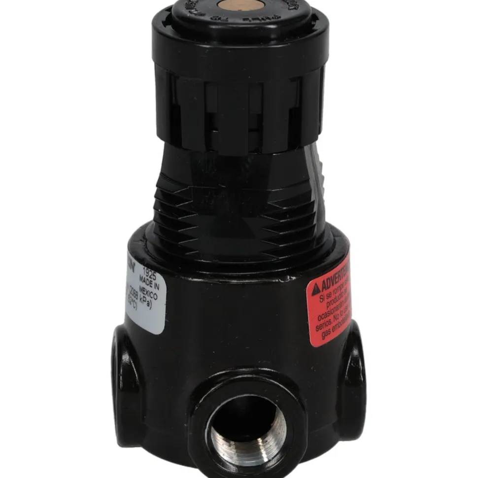 Compressed Air Regulator: 1/4" NPT, 300 Max psi, Miniature