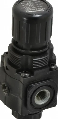 Compressed Air Regulator: 1/4" NPT, 300 Max psi, Compact