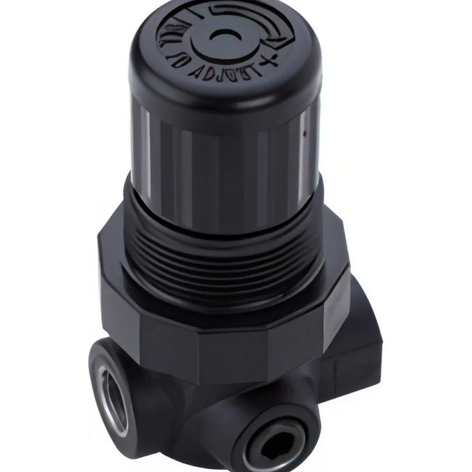 Compressed Air Regulator: 1/4" NPT, 300 Max psi, Miniature