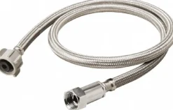 3/8" Compression Inlet, 7/8" Ballcock Outlet, Stainless Steel Toilet Connector
