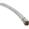 3/8" Compression Inlet, 1/2" FIP Outlet, Stainless Steel Lavatory/Sink Supply Line