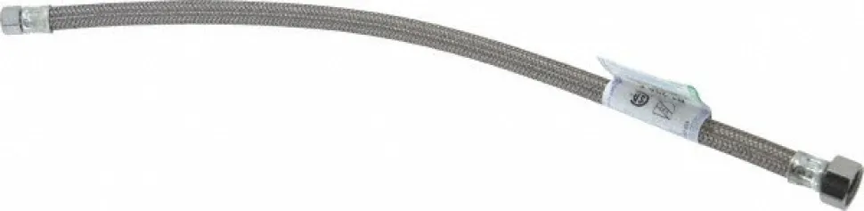 3/8" Compression Inlet, 1/2" FIP Outlet, Brass Flexible Connector