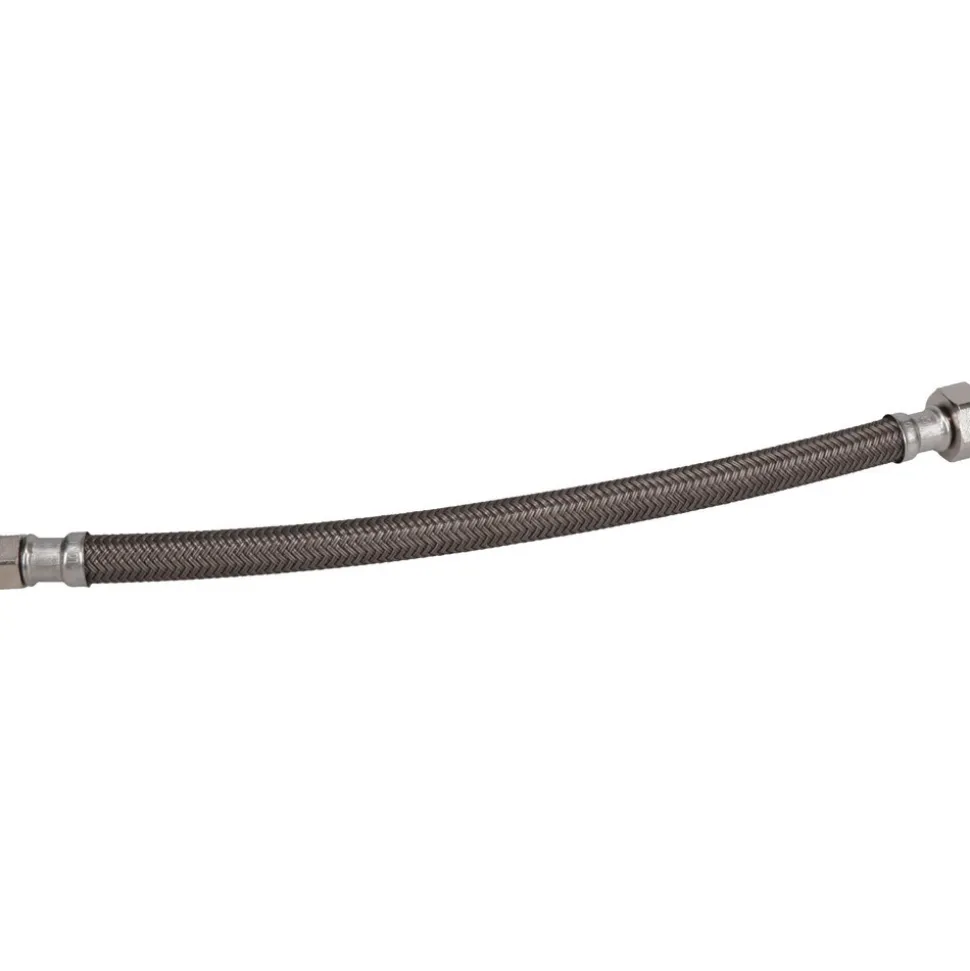 3/8" Compression Inlet, 1/2" FIP Outlet, Brass Flexible Connector